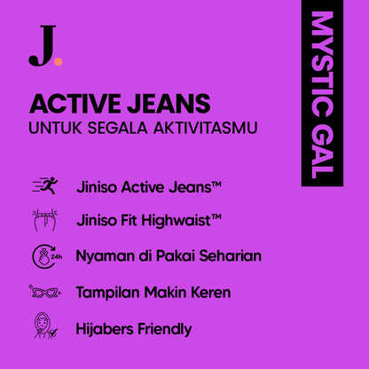 JINISO MYSTIC GAL 514 Highwaist Baggy Ripped Jeans