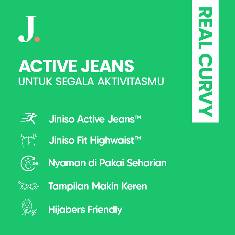 JINISO - Jumbo Boyfriend Jeans 1304 REAL CURVY