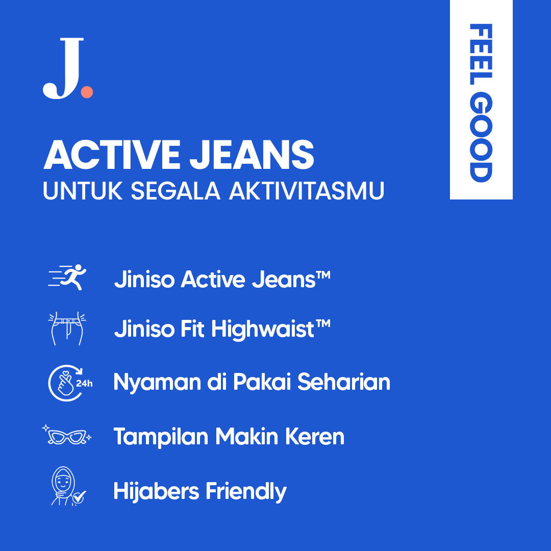 JINISO - Highwaist Boyfriend Jeans 021 FEEL GOOD
