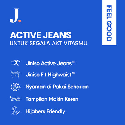 JINISO - Highwaist Boyfriend Jeans 024 FEEL GOOD