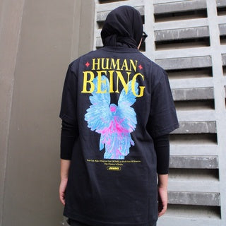 JINISO T-Shirt Human Being Oversize Tee | Kaos