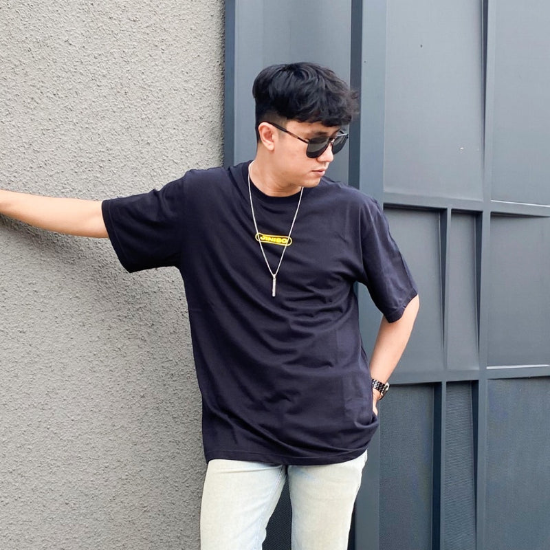 JINISO Kaos Pria Oversize T-Shirt Human Being