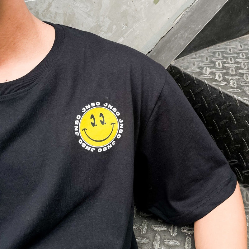 JINISO Kaos Pria Oversize T-Shirt JNSO SMILE