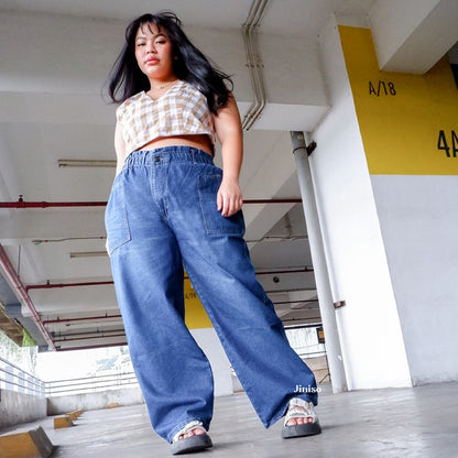 JINISO - Jumbo Baggy Mom Jeans 923 REAL CURVY