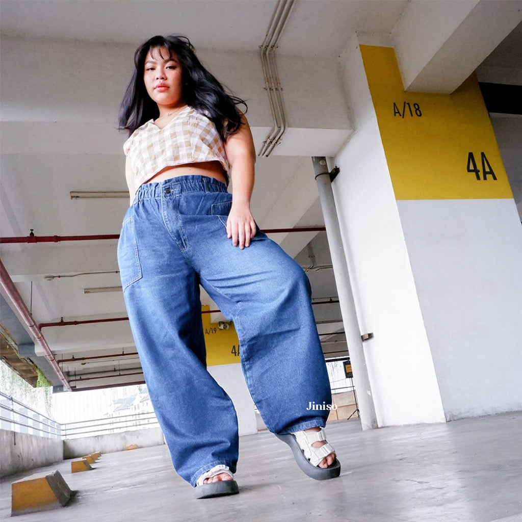 JINISO - Jumbo Baggy Mom Jeans 923 REAL CURVY