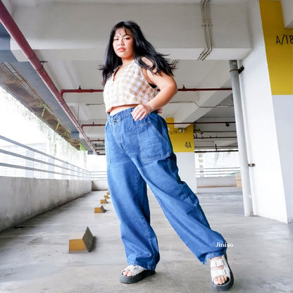 JINISO - Jumbo Baggy Mom Jeans 923 REAL CURVY