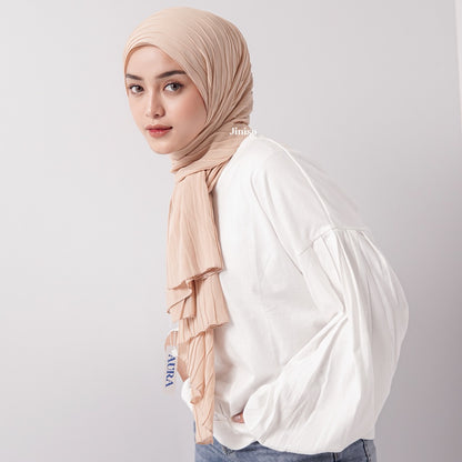 JINISO - AURA Active Hijab Pashmina Full Plisket Wave