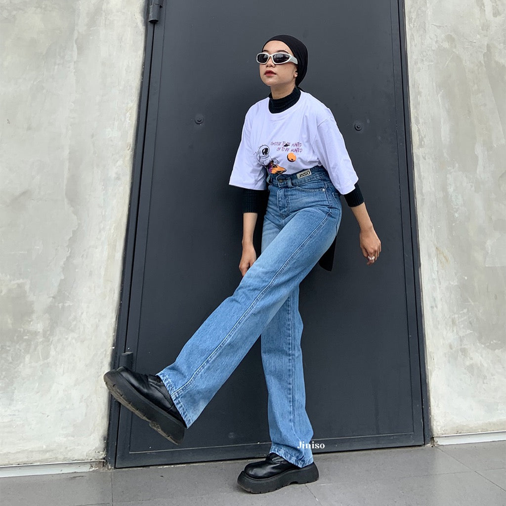 JINISO - Ultra Highwaist Loose Jeans 220 LEVEL UP