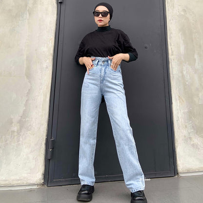 JINISO - Ultra Highwaist Loose Jeans 222 LEVEL UP