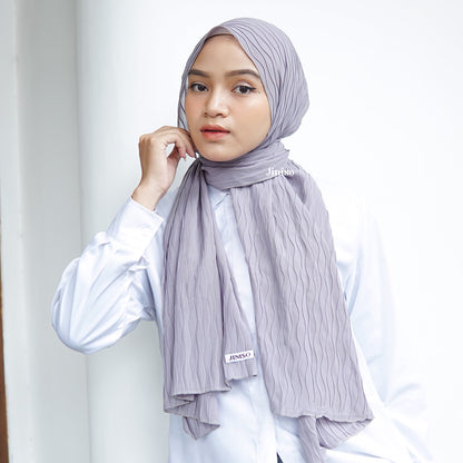 JINISO - AURA Active Hijab Pashmina Full Plisket Wave