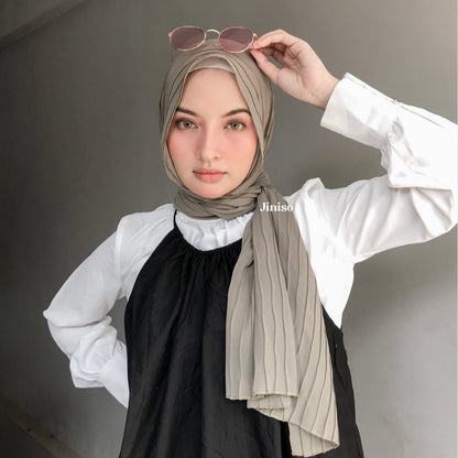 JINISO - AURA Active Hijab Pashmina Full Plisket Wave