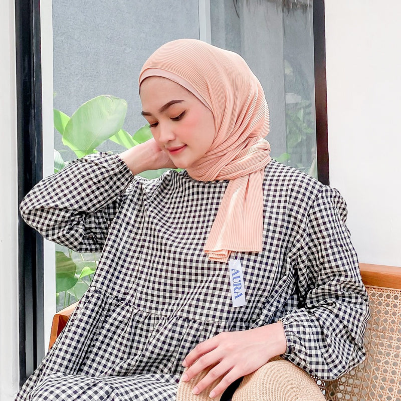 JINISO - Aura Coco Milk Active Hijab Pashmina Shawl