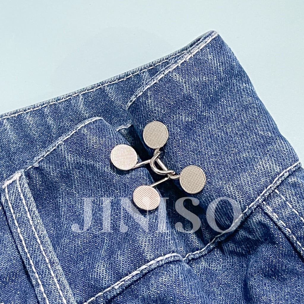 JINISO - 1set Kancing Pengecil Jeans Adjustable Unisex