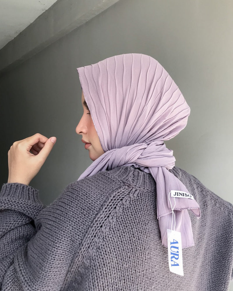 JINISO - Aura Dusty Berry Active Hijab Pashmina Shawl
