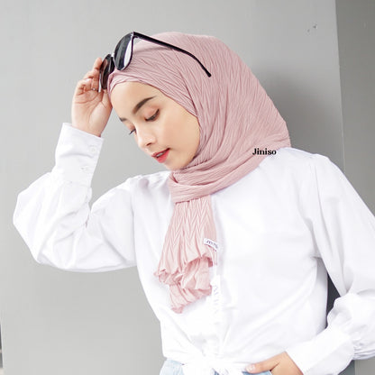 JINISO - Aura Milky Rose Active Hijab Pashmina Shawl