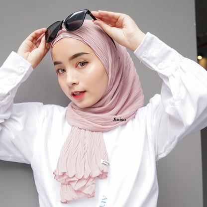 JINISO - Aura Milky Rose Active Hijab Pashmina Shawl