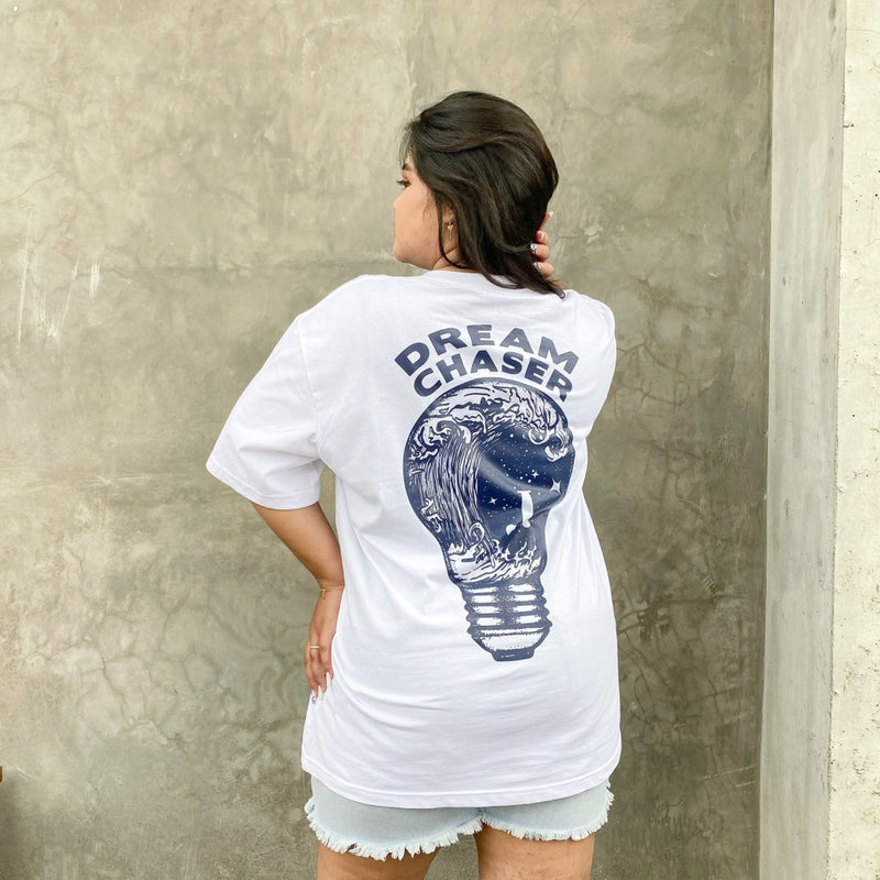 JINISO Big Size T-Shirt Dream Chaser Oversize Tee | Kaos
