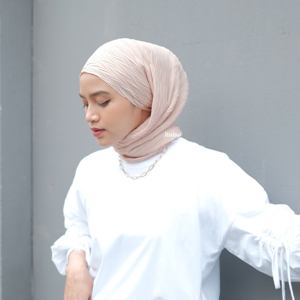 JINISO - AURA Active Hijab Pashmina Flowy Plisket Breeze