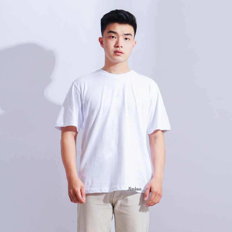 JINISO Kaos Pria Oversize T-Shirt Polos