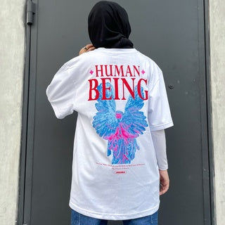 JINISO T-Shirt Human Being Oversize Tee | Kaos