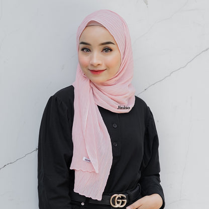 JINISO - Aura Nude Peach Active Hijab Pashmina Shawl