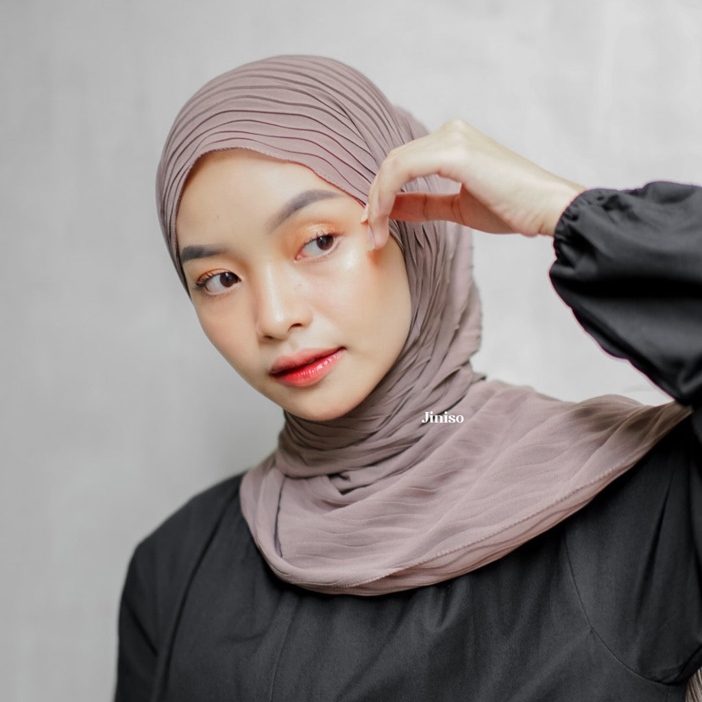 JINISO - AURA Active Hijab Pashmina Full Plisket Wave