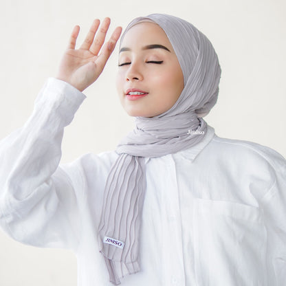 JINISO - AURA Active Hijab Pashmina Full Plisket Wave