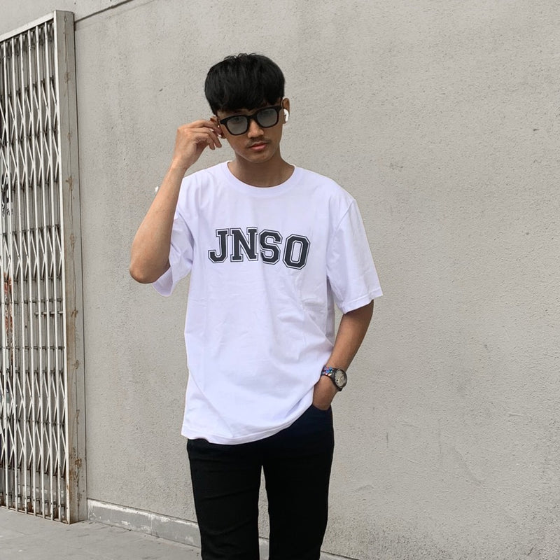 JINISO Kaos Pria Oversize T-Shirt Classic JNSO