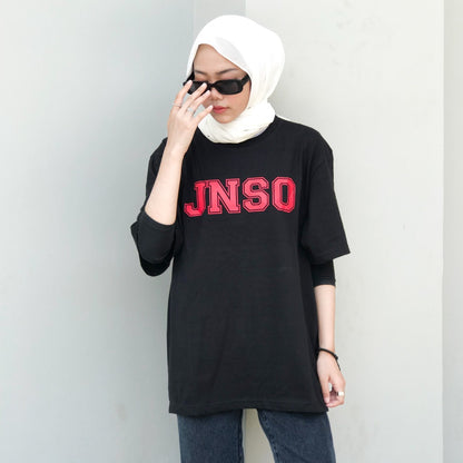 JINISO Kaos Oversize T-Shirt Classic Hitam JNSO Red