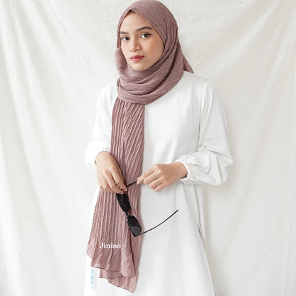JINISO - Aura Dusty Rose Active Hijab Pashmina Shawl