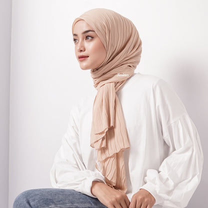 JINISO - AURA Active Hijab Pashmina Full Plisket Wave