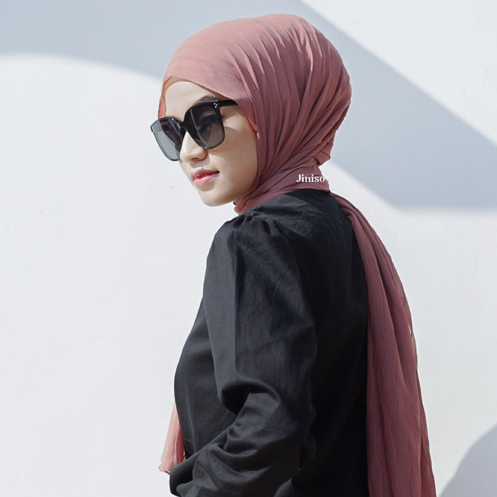 JINISO - Aura Mix Berry Active Hijab Pashmina Shawl