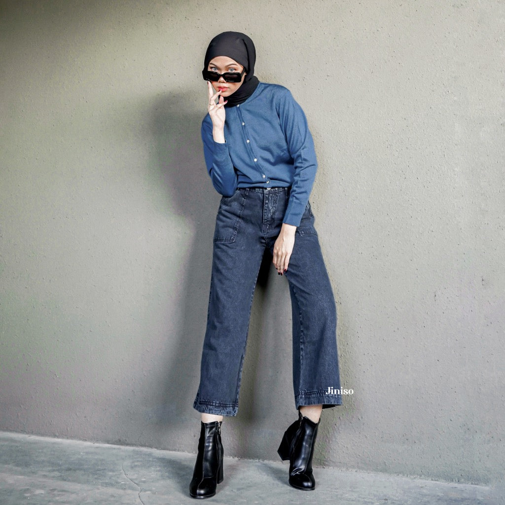 JINISO - Highwaist Kulot Jeans 302 HYPE BAE