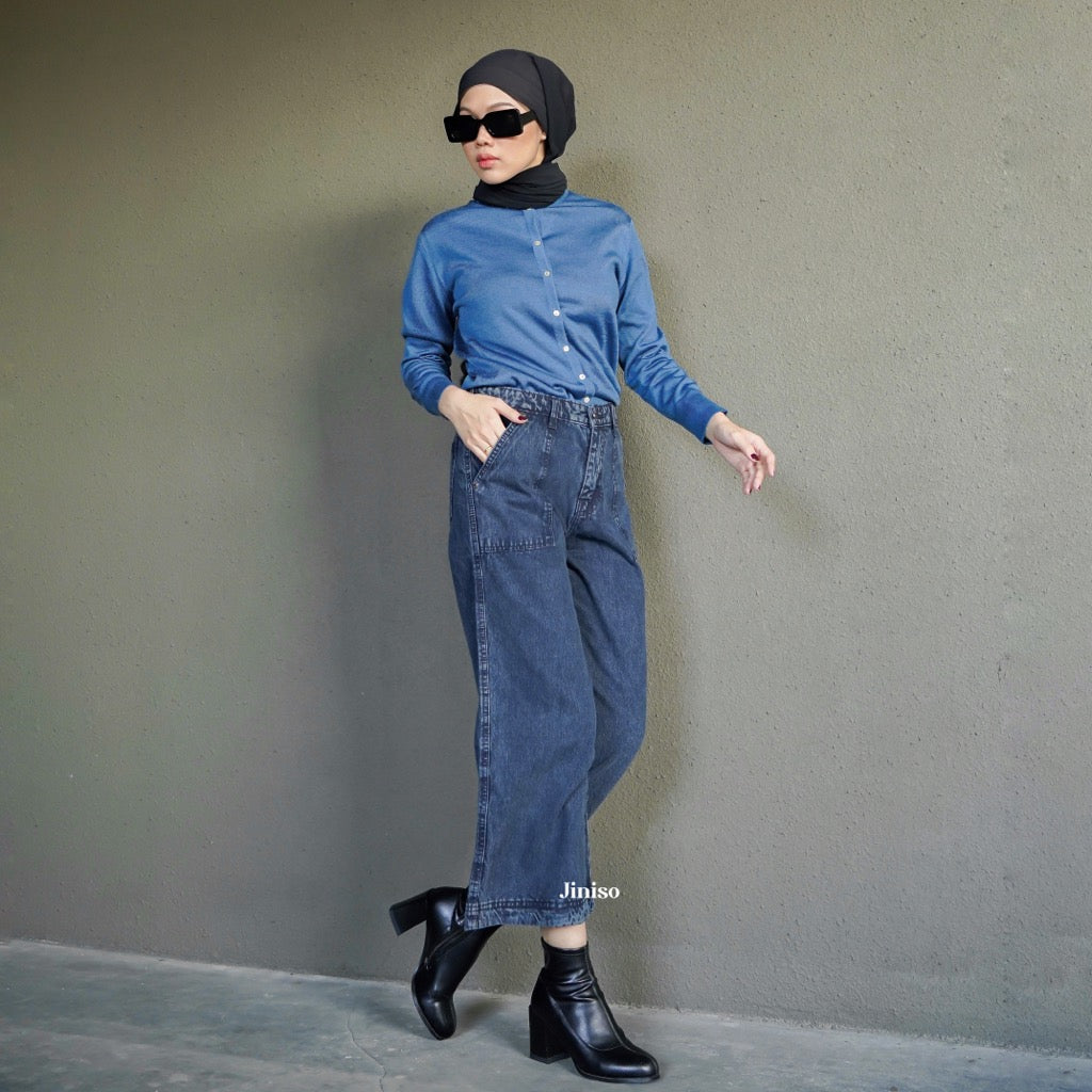 JINISO - Highwaist Kulot Jeans 302 HYPE BAE