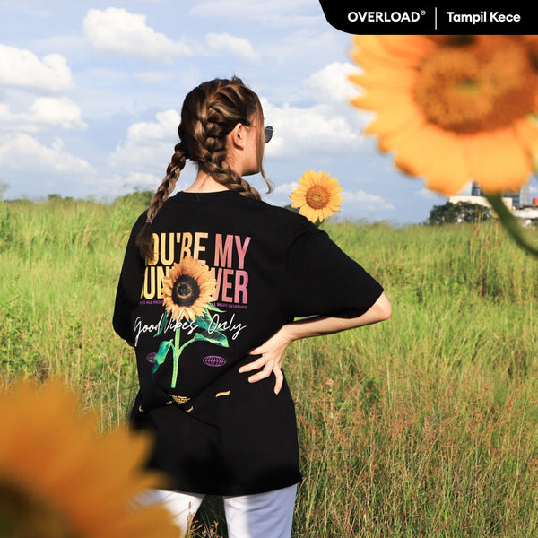 JINISO T-Shirt Sunflower Oversize Tee | Kaos