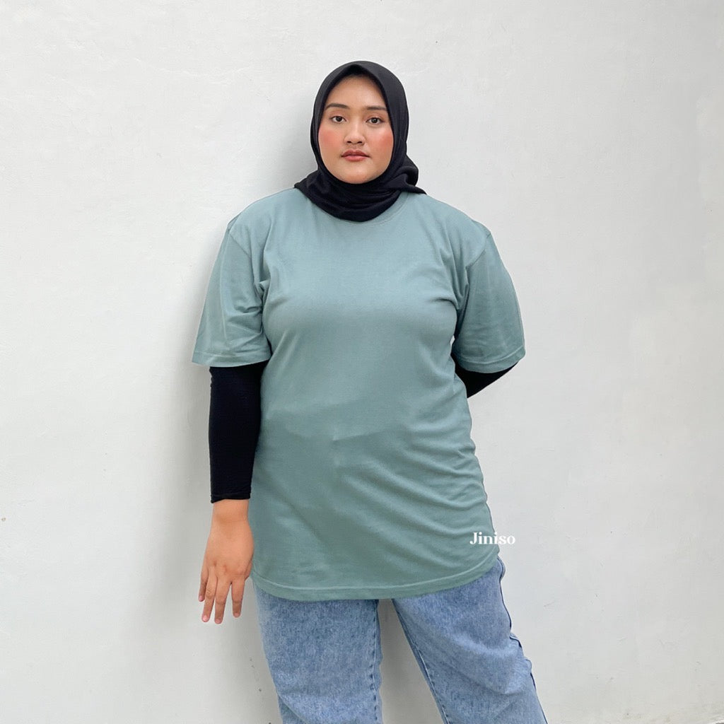 JINISO Kaos Big Size Oversize T-Shirt Polos