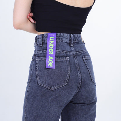 JINISO - Highwaist Adjustable Baggy Jeans 444 UNDER AGE