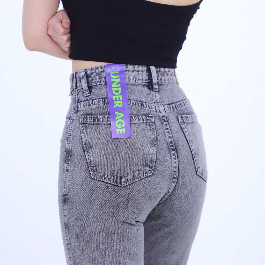 JINISO - Highwaist Adjustable Baggy Jeans 441 UNDER AGE