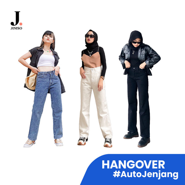 JINISO - Highwaist Loose Hangover Jeans Vol. 1